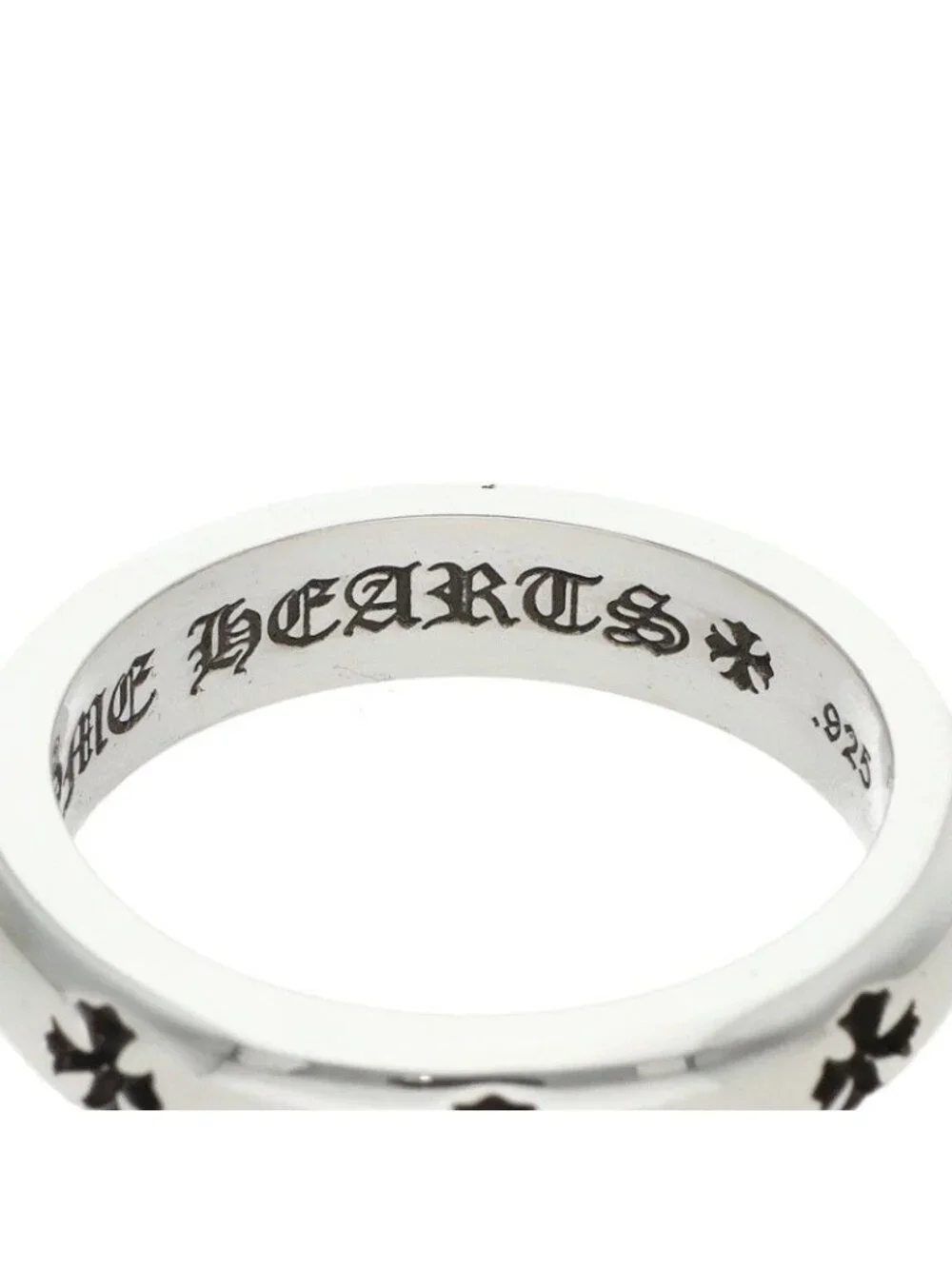Chrome Hearts Negative CH Plus Silver Ring